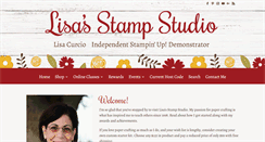 Desktop Screenshot of lisasstampstudio.com